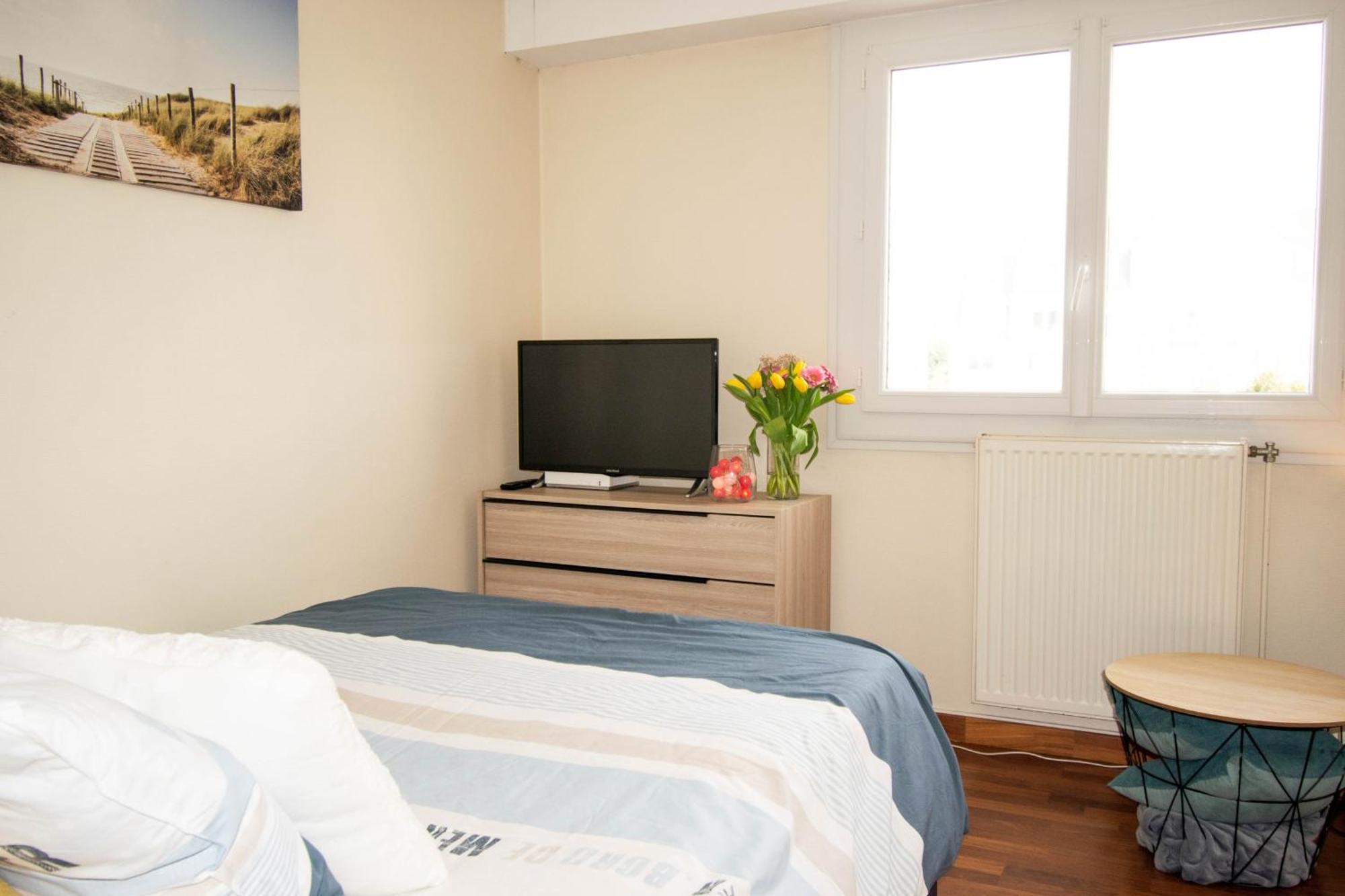 Grand Studio Avec Parking A 10 Minutes Des Plages Lorient Exterior foto